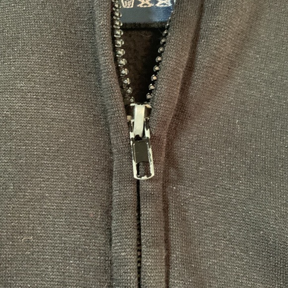 Kids Hill Heavy weight black, long sleeve, hooded sweatshirt.  Zipper.  Size S - Picture 3 of 5